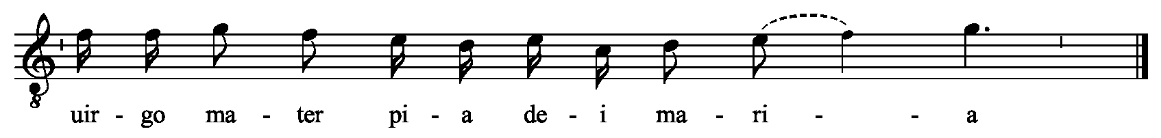 Refrain musical notation